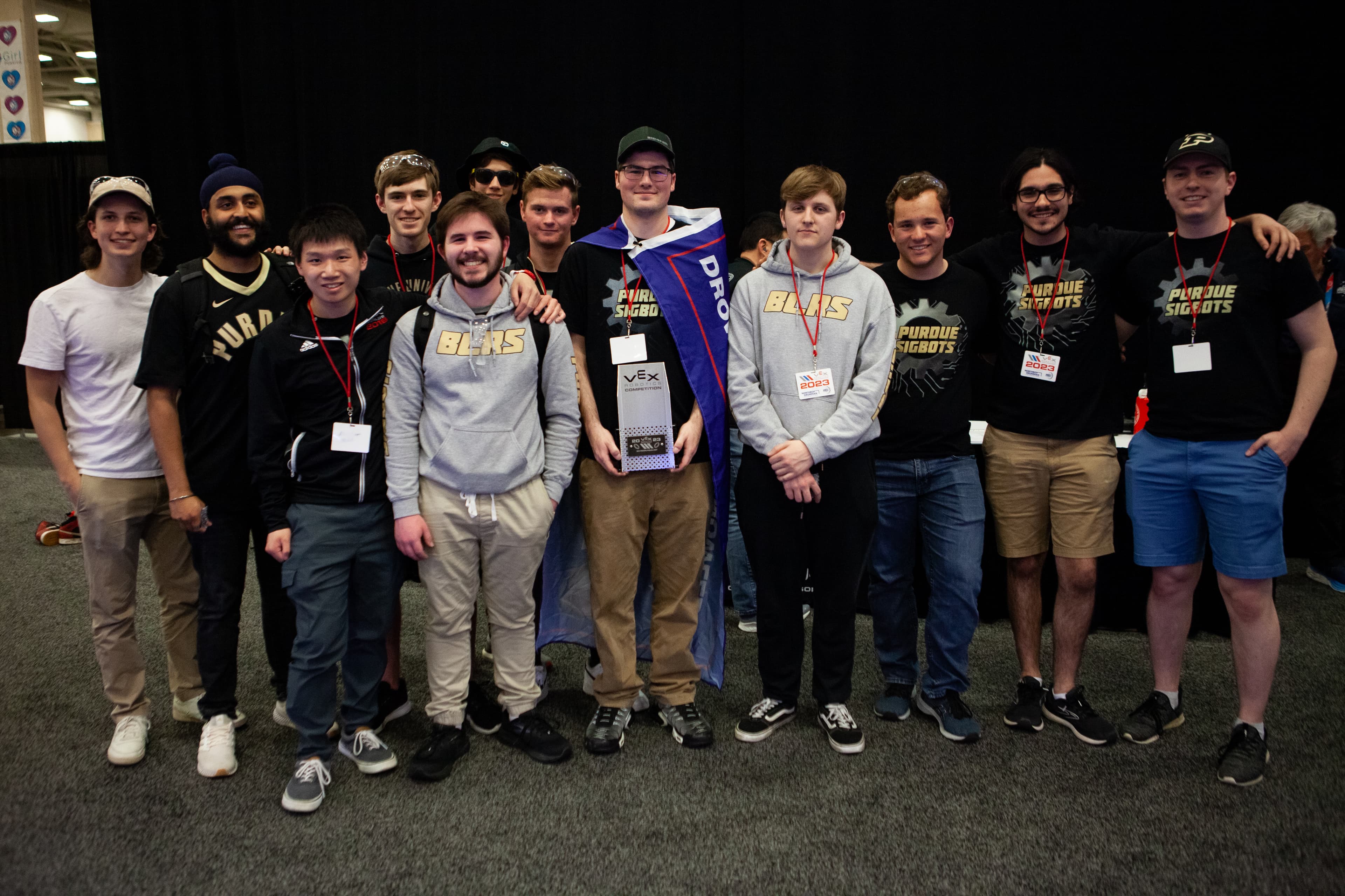 Purdue SIGBots team photo at competition