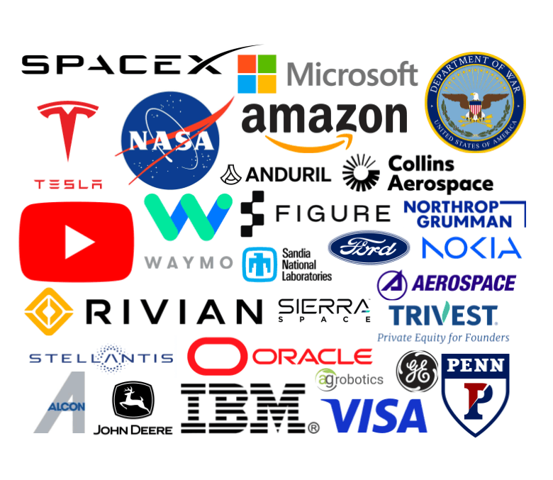 Collage of companies where SIGBots members have worked